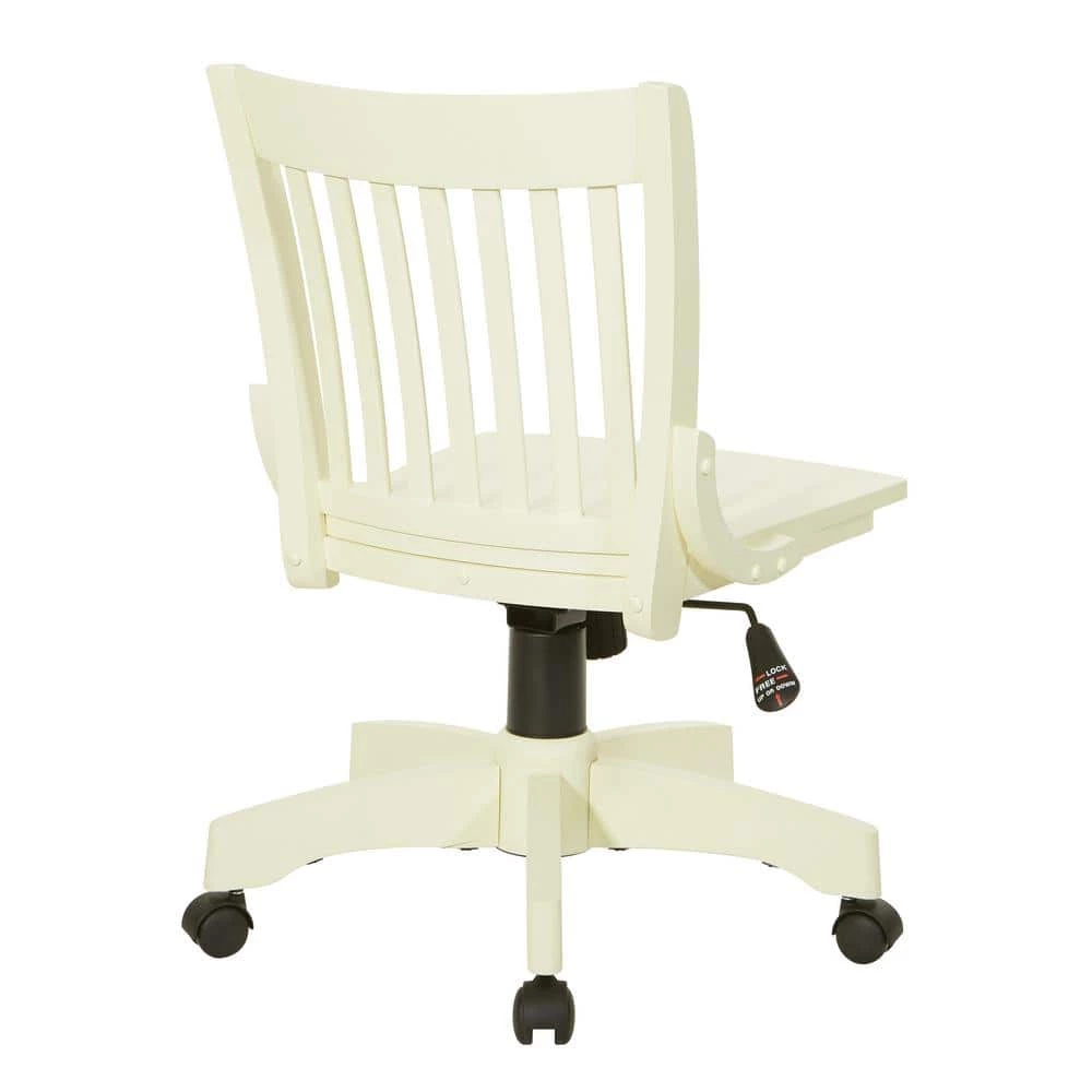 Bankers Series Antique White Un Upholstered Bankers Chair with Swivel and Height Adjustment by OS Home and Office Furniture 7 Bankers Series Antique White Un Upholstered Bankers Chair with Swivel and Height Adjustment by OS Home and Office Furniture - Image 5