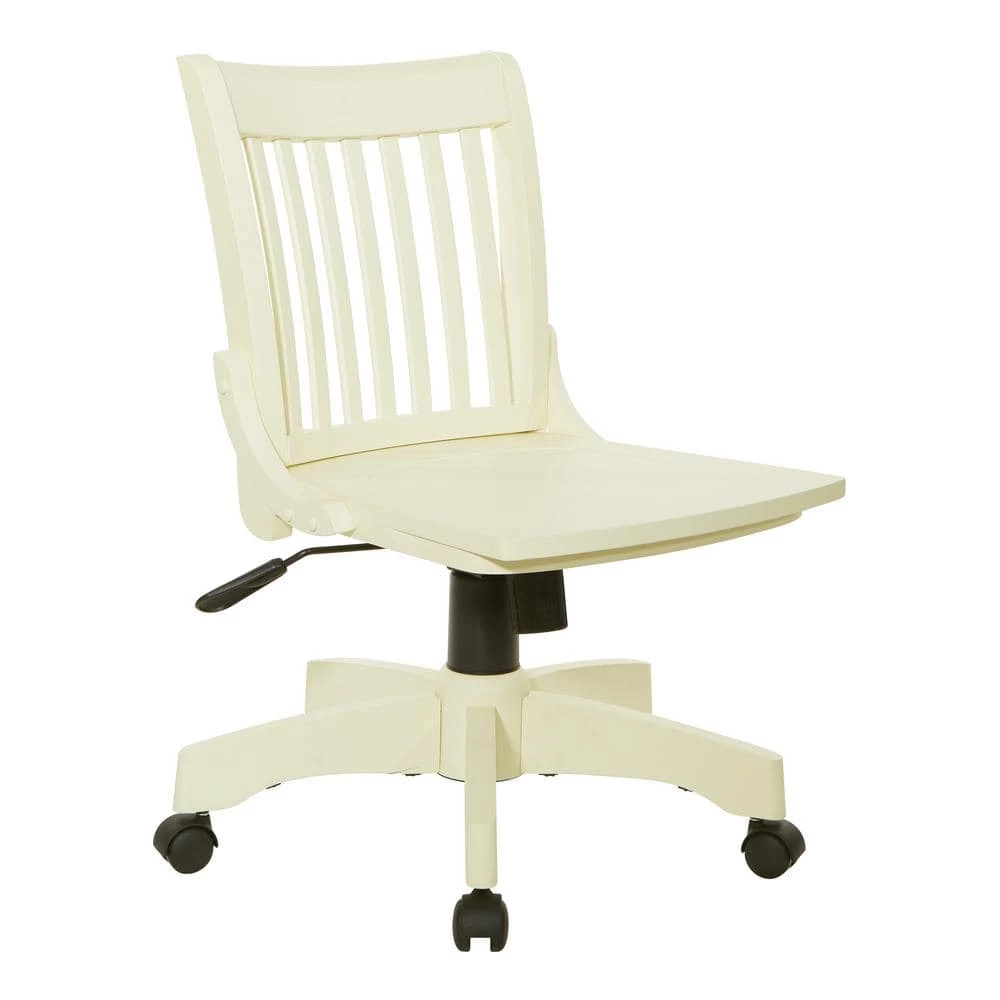 Bankers Series Antique White Un Upholstered Bankers Chair with Swivel and Height Adjustment by OS Home and Office Furniture 3 Bankers Series Antique White Un Upholstered Bankers Chair with Swivel and Height Adjustment by OS Home and Office Furniture