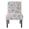 Upholstered Accent Armless Living Room Chair Set of 2 (Beige Color Floral) by Siavonce -OS Home Sales Shop beige siavonce accent chairs dj zc pp193595aac 64 1000