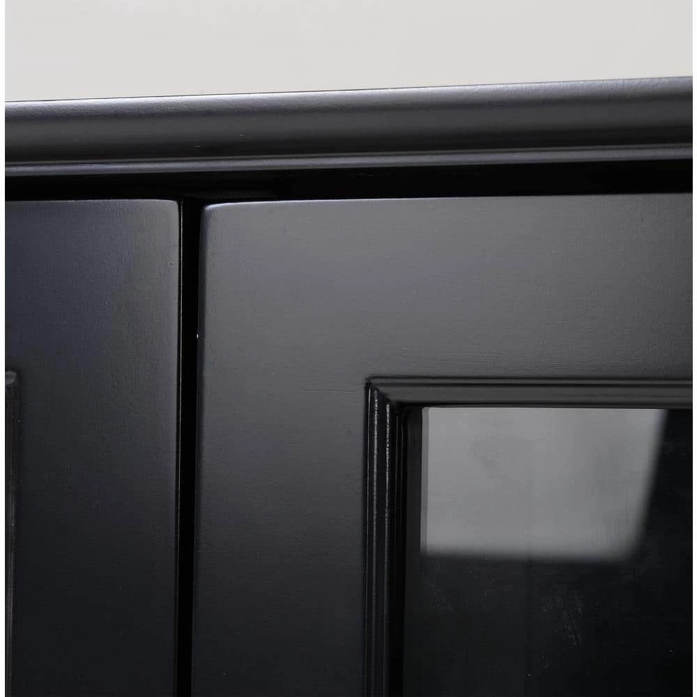 OS Home and Office Black Glass Door Accent and Display Cabinet by OS Home and Office Furniture 9 OS Home and Office Black Glass Door Accent and Display Cabinet by OS Home and Office Furniture - Image 7