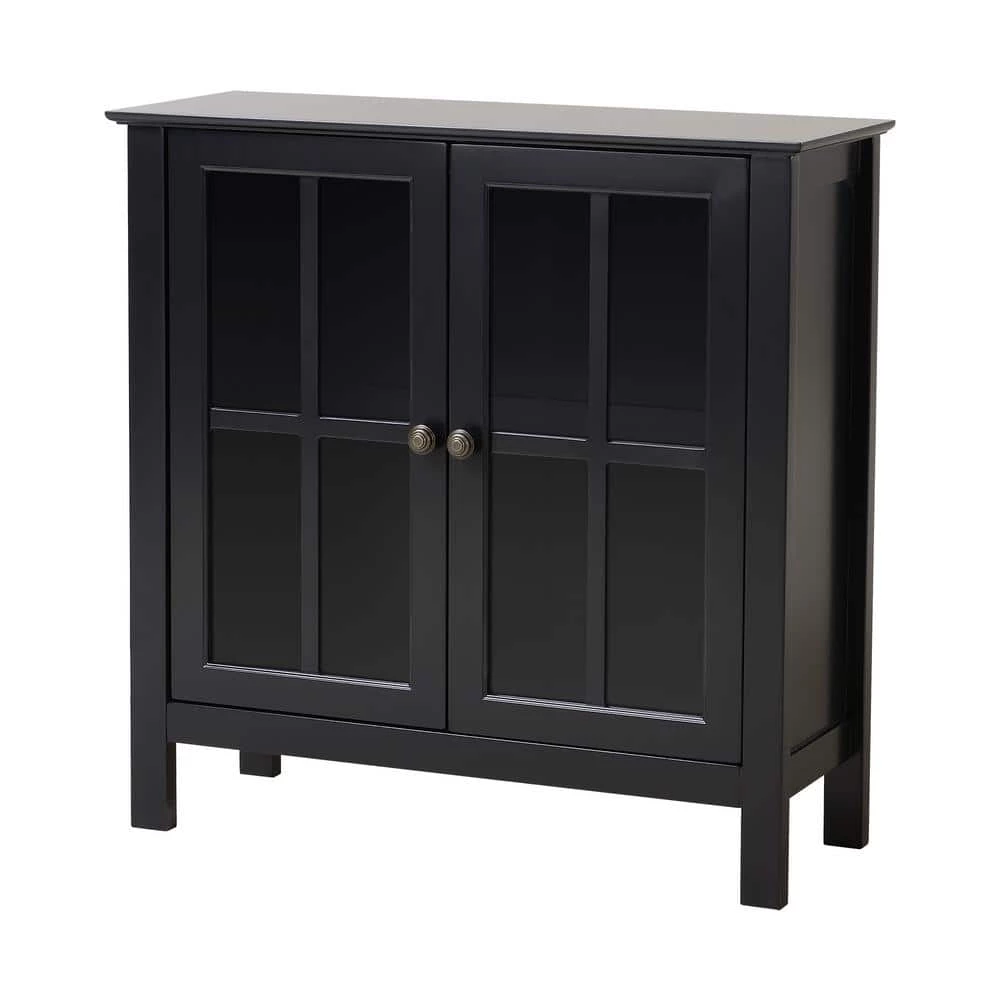 OS Home and Office Black Glass Door Accent and Display Cabinet by OS Home and Office Furniture 6 OS Home and Office Black Glass Door Accent and Display Cabinet by OS Home and Office Furniture - Image 4