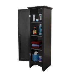 Casual Basics Black 1-Door Kitchen Storage Pantry by OS Home and Office Furniture 12 Casual Basics Black 1-Door Kitchen Storage Pantry by OS Home and Office Furniture -OS Home Sales Shop black os home and office furniture pantry cabinets 25601 1f 1000