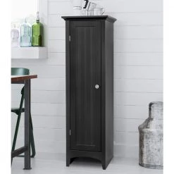 Casual Basics Black 1-Door Kitchen Storage Pantry by OS Home and Office Furniture 11 Casual Basics Black 1-Door Kitchen Storage Pantry by OS Home and Office Furniture -OS Home Sales Shop black os home and office furniture pantry cabinets 25601 4f 1000