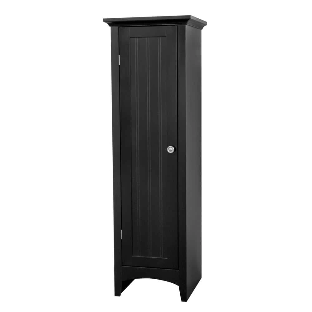 Casual Basics Black 1-Door Kitchen Storage Pantry by OS Home and Office Furniture 3 Casual Basics Black 1-Door Kitchen Storage Pantry by OS Home and Office Furniture