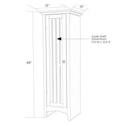 Casual Basics Black 1-Door Kitchen Storage Pantry by OS Home and Office Furniture 14 Casual Basics Black 1-Door Kitchen Storage Pantry by OS Home and Office Furniture -OS Home Sales Shop black os home and office furniture pantry cabinets 25601 fa 1000