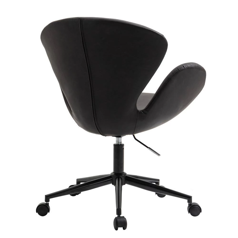 Home Office Black Faux Leather Home Office Chair by OS Home and Office Furniture 7 Home Office Black Faux Leather Home Office Chair by OS Home and Office Furniture - Image 5