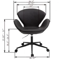 Home Office Black Faux Leather Home Office Chair by OS Home and Office Furniture 16 Home Office Black Faux Leather Home Office Chair by OS Home and Office Furniture -OS Home Sales Shop black os home and office furniture task chairs aw801 fa 1000