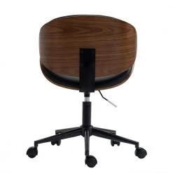 Bentwood Series Black Faux Leather Home Office Chair with Wood Accents by OS Home and Office Furniture -OS Home Sales Shop black os home and office furniture task chairs aw802 66 1000