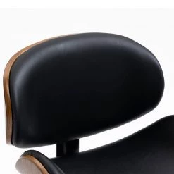 Bentwood Series Black Faux Leather Home Office Chair with Wood Accents by OS Home and Office Furniture -OS Home Sales Shop black os home and office furniture task chairs aw802 fa 1000