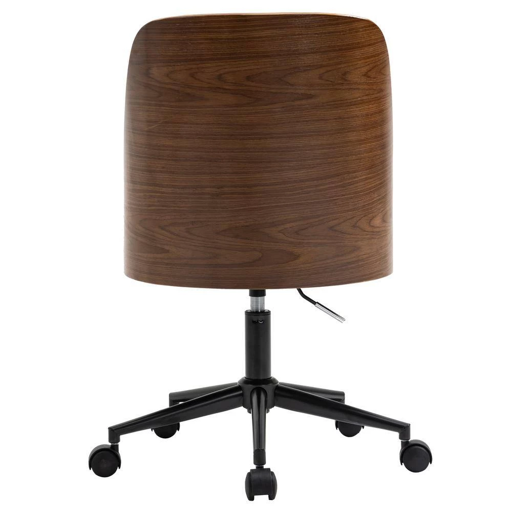 Bentwood Series Black Faux Leather Home Office Chair with Wood Accents by OS Home and Office Furniture 5 Bentwood Series Black Faux Leather Home Office Chair with Wood Accents by OS Home and Office Furniture - Image 3