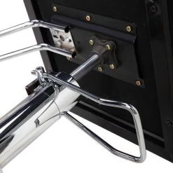 22.8 in. PU leather barber chair with backrest and armrest black by Siavonce -OS Home Sales Shop black siavonce ergonomic chairs d y d0102hethlg fa 1000