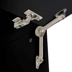 16.5 in Width Black Wall-Mounted Modern TV Cabinet with 20 Colors of LED Lights Fits TV's up to 80 in by Siavonce -OS Home Sales Shop black siavonce tv stands jf y w33128748 1f 1000