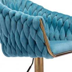 Metal Vintage Bar Stools with Back and Footrest Counter Height Dining Chairs Blue by Siavonce 23 Metal Vintage Bar Stools with Back and Footrest Counter Height Dining Chairs Blue by Siavonce -OS Home Sales Shop blue siavonce bar stools dj y w39542510 4f 1000