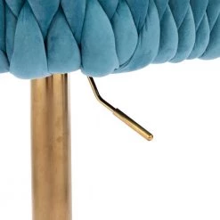 Metal Vintage Bar Stools with Back and Footrest Counter Height Dining Chairs Blue by Siavonce 26 Metal Vintage Bar Stools with Back and Footrest Counter Height Dining Chairs Blue by Siavonce -OS Home Sales Shop blue siavonce bar stools dj y w39542510 fa 1000