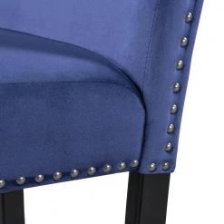 Blue Plus Black Legs Wooden Counter Height Upholstered Dining Chairs for Small Places 4-Pieces by Siavonce 16 Blue Plus Black Legs Wooden Counter Height Upholstered Dining Chairs for Small Places 4-Pieces by Siavonce -OS Home Sales Shop blue siavonce dining chairs dj zc wf282311aap fa 1000