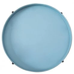 MX 18.2 in. Blue Round Metal Top End Table with Fabric Storage Basket by Siavonce 12 MX 18.2 in. Blue Round Metal Top End Table with Fabric Storage Basket by Siavonce -OS Home Sales Shop blue siavonce end side tables mx k u200244 a0 1000