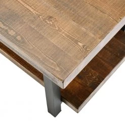 42 .1 in. Brown Rustic Natural Rectangle Wood Coffee Table with Storage Shelf by Siavonce 21 42 .1 in. Brown Rustic Natural Rectangle Wood Coffee Table with Storage Shelf by Siavonce -OS Home Sales Shop brown black siavonce coffee tables t y wf192551aad 4f 1000