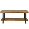 42 .1 in. Brown Rustic Natural Rectangle Wood Coffee Table with Storage Shelf by Siavonce 2 42 .1 in. Brown Rustic Natural Rectangle Wood Coffee Table with Storage Shelf by Siavonce -OS Home Sales Shop brown black siavonce coffee tables t y wf192551aad 64 1000