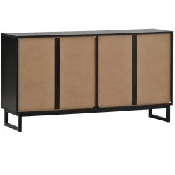 Brown Large Storage Space Sideboard with Adjustable Shelves for Entryway, Living Room and Kitchen by Siavonce -OS Home Sales Shop brown black siavonce sideboards buffet tables t y wf282889aad 66 1000