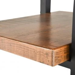 26 .4 in. Brown Rustic Natural Square Wood Coffee Table with Storage Shelf for Living Room by Siavonce -OS Home Sales Shop brown natural siavonce coffee tables t y wf192553aad 1d 1000