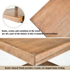 26 .4 in. Brown Rustic Natural Square Wood Coffee Table with Storage Shelf for Living Room by Siavonce -OS Home Sales Shop brown natural siavonce coffee tables t y wf192553aad 1f 1000