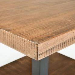 26 .4 in. Brown Rustic Natural Square Wood Coffee Table with Storage Shelf for Living Room by Siavonce -OS Home Sales Shop brown natural siavonce coffee tables t y wf192553aad 66 1000