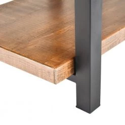 26 .4 in. Brown Rustic Natural Square Wood Coffee Table with Storage Shelf for Living Room by Siavonce -OS Home Sales Shop brown natural siavonce coffee tables t y wf192553aad 76 1000