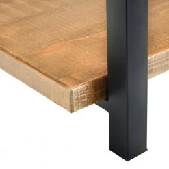 26 .4 in. Brown Rustic Natural Square Wood Coffee Table with Storage Shelf for Living Room by Siavonce -OS Home Sales Shop brown natural siavonce coffee tables t y wf192553aad a0 1000