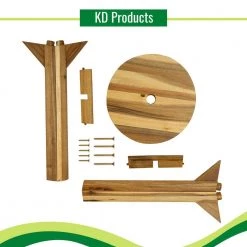 17.7 in. Natural Brown Acacia Wood Stool Round Top Chairs Best Ideas End Tables For Sofas Sub-Stool by Siavonce -OS Home Sales Shop brown siavonce bar stools bfn y w68535878 44 1000