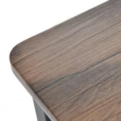 5-Piece rectangle Wood Top Brown Dining Set with Metal Frame and 4-Ergonomic Chairs by Siavonce -OS Home Sales Shop brown siavonce dining room sets t y st000020aad d4 1000