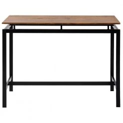 5-Piece Brown Rectangle Wood Top Counter Height Table Set Dining Table with 4-Chairs by Siavonce 30 5-Piece Brown Rectangle Wood Top Counter Height Table Set Dining Table with 4-Chairs by Siavonce -OS Home Sales Shop brown siavonce dining room sets t y wf196232aad d4 1000