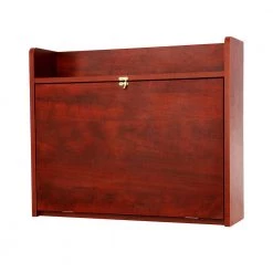 24 in. Brown Retangular Wood Computer Desk with Storage Shelves by Siavonce 14 24 in. Brown Retangular Wood Computer Desk with Storage Shelves by Siavonce -OS Home Sales Shop brown siavonce floating desks ly k fx38bn 44 1000