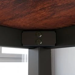 55 in. Rectangular Brown Manufactured Wood Writing Desk with Inverted U-shaped legs by Siavonce 17 55 in. Rectangular Brown Manufactured Wood Writing Desk with Inverted U-shaped legs by Siavonce -OS Home Sales Shop brown siavonce writing desks jh 20255bksw 1f 1000