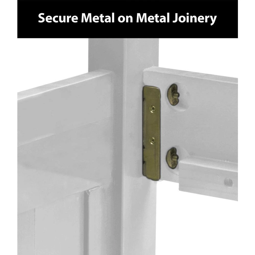 Casual White Series Casual White Twin Size Over Full Size Bunkbed with Trundle Bed by OS Home and Office Furniture 8 Casual White Series Casual White Twin Size Over Full Size Bunkbed with Trundle Bed by OS Home and Office Furniture - Image 6