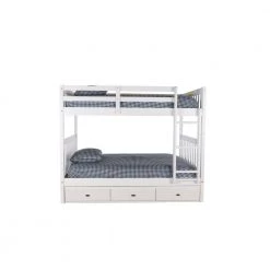 Casual Mission White Painted Full Over Full Bunkbed with 3-Drawers by OS Home and Office Furniture 11 Casual Mission White Painted Full Over Full Bunkbed with 3-Drawers by OS Home and Office Furniture -OS Home Sales Shop casual white os home and office furniture bunk beds 80215k3 22 1f 1000