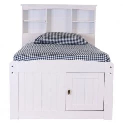 Mission Casual White Twin Sized Captains Bookcase Bed with 12-Drawers by OS Home and Office Furniture 18 Mission Casual White Twin Sized Captains Bookcase Bed with 12-Drawers by OS Home and Office Furniture -OS Home Sales Shop casual white os home and office furniture kids beds 80220k12 22 fa 1000