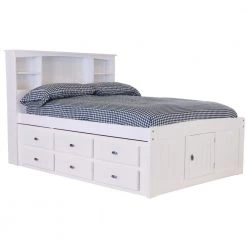 Casual White Series Full Size Platform Bed Casual White with 12-Drawers by OS Home and Office Furniture 12 Casual White Series Full Size Platform Bed Casual White with 12-Drawers by OS Home and Office Furniture -OS Home Sales Shop casual white os home and office furniture platform beds 0221 k12 kd a0 1000