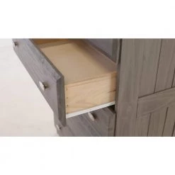 5-Drawer Charcoal Gray Mission Chest of Drawers 30 in. W x 43 in. H by OS Home and Office Furniture -OS Home Sales Shop charcoal gray os home and office furniture chest of drawers 83255 22 1f 1000