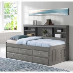 Charcoal Gray Series Charcoal Gray Twin Size Daybed with 6-Drawers by OS Home and Office Furniture -OS Home Sales Shop charcoal gray os home and office furniture daybeds 83222 6 kd 31 1000