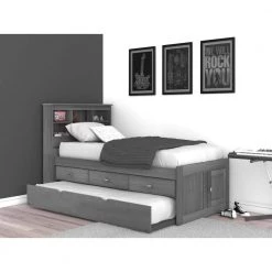 Charcoal Gray Series Twin Size Platform Bed Charcoal Gray with 3-Drawers by OS Home and Office Furniture 13 Charcoal Gray Series Twin Size Platform Bed Charcoal Gray with 3-Drawers by OS Home and Office Furniture -OS Home Sales Shop charcoal gray os home and office furniture platform beds 3220 k3 kd 31 1000