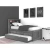 Charcoal Gray Series Twin Size Platform Bed Charcoal Gray with 3-Drawers by OS Home and Office Furniture 1 Charcoal Gray Series Twin Size Platform Bed Charcoal Gray with 3-Drawers by OS Home and Office Furniture -OS Home Sales Shop charcoal gray os home and office furniture platform beds 3220 k3 kd 64 1000