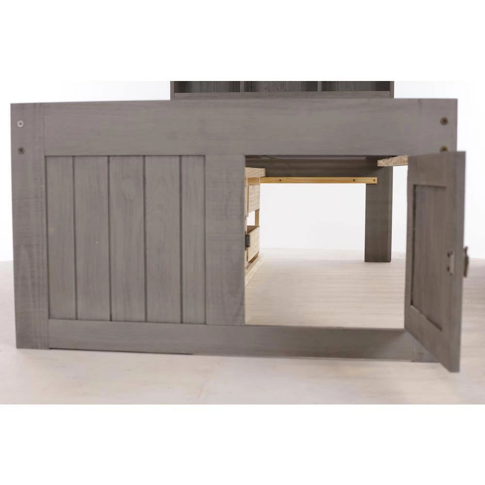 Charcoal Gray Series Twin Size Platform Bed Charcoal Gray with 3-Drawers by OS Home and Office Furniture 7 Charcoal Gray Series Twin Size Platform Bed Charcoal Gray with 3-Drawers by OS Home and Office Furniture - Image 5