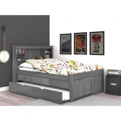 Charcoal Gray Series Full Size Platform Bed Charcoal Gray with 3-Drawers by OS Home and Office Furniture -OS Home Sales Shop charcoal gray os home and office furniture platform beds 3221 k3 kd 31 1000
