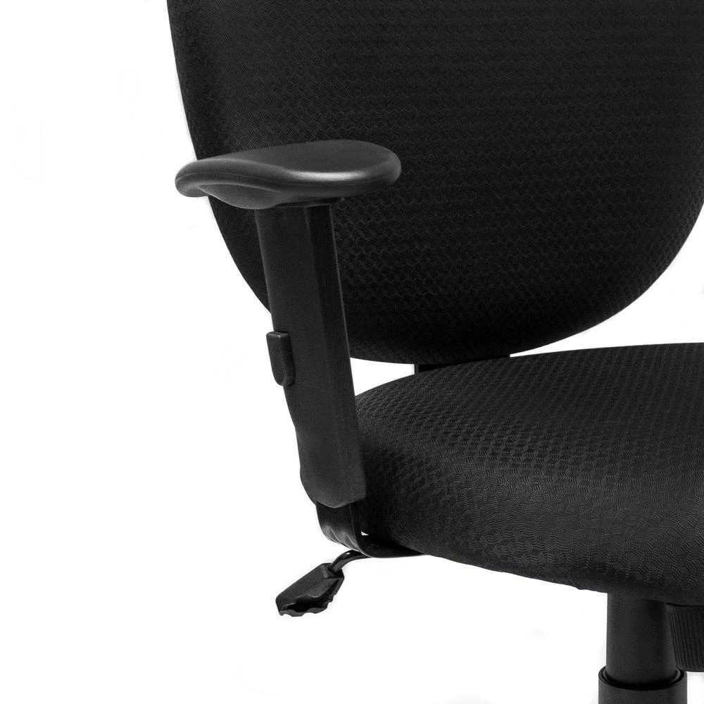OS Home Charcoal Upholstered Gas Lift Task Chair by OS Home and Office Furniture 4 OS Home Charcoal Upholstered Gas Lift Task Chair by OS Home and Office Furniture - Image 2