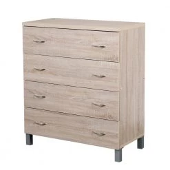 Contemporary Series Chest of Drawers with Four Spacious Drawers by OS Home and Office Furniture