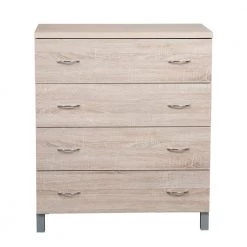 Contemporary Series Chest of Drawers with Four Spacious Drawers by OS Home and Office Furniture -OS Home Sales Shop contemporary crosshatched sandy birch laminate os home and office furniture kids dressers 41108 fa 1000