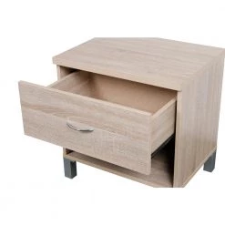 Contemporary Series with 1-Spacious Drawer and Night Stand by OS Home and Office Furniture -OS Home Sales Shop contemporary crosshatched sandy birch laminate os home and office furniture kids nightstands 41107 1f 1000