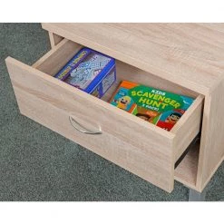 Contemporary Series with 1-Spacious Drawer and Night Stand by OS Home and Office Furniture -OS Home Sales Shop contemporary crosshatched sandy birch laminate os home and office furniture kids nightstands 41107 4f 1000