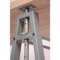 47 in. Rectangular Cross Hatch Birch/Gray Standing Desk with Adjustable Height Feature by OS Home and Office Furniture -OS Home Sales Shop cross hatch birch gray os home and office furniture standing desks 22222 1f 1000