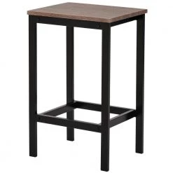 5-Piece Dark Brown Rectangle Wood Top Counter Height Table Set Dining Table with 4-Chairs by Siavonce -OS Home Sales Shop dark brown siavonce dining room sets t y wf196232aap 1f 1000